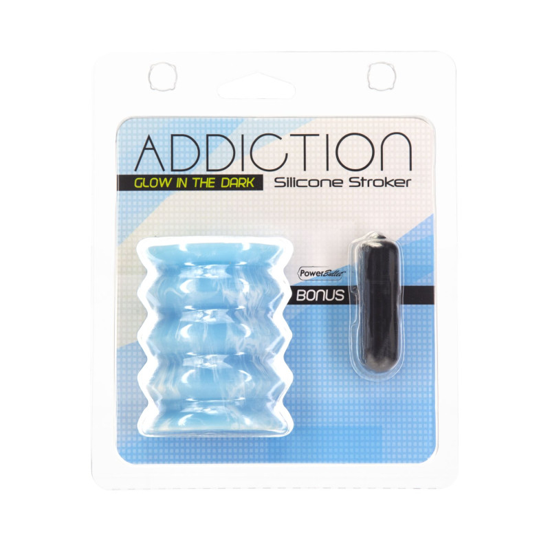 Мастурбатор ADDICTION Silicone Reversible Stroker – Glow in the Dark Мастурбатор ADDICTION Silicone Reversible Stroker – Glow in the Dark