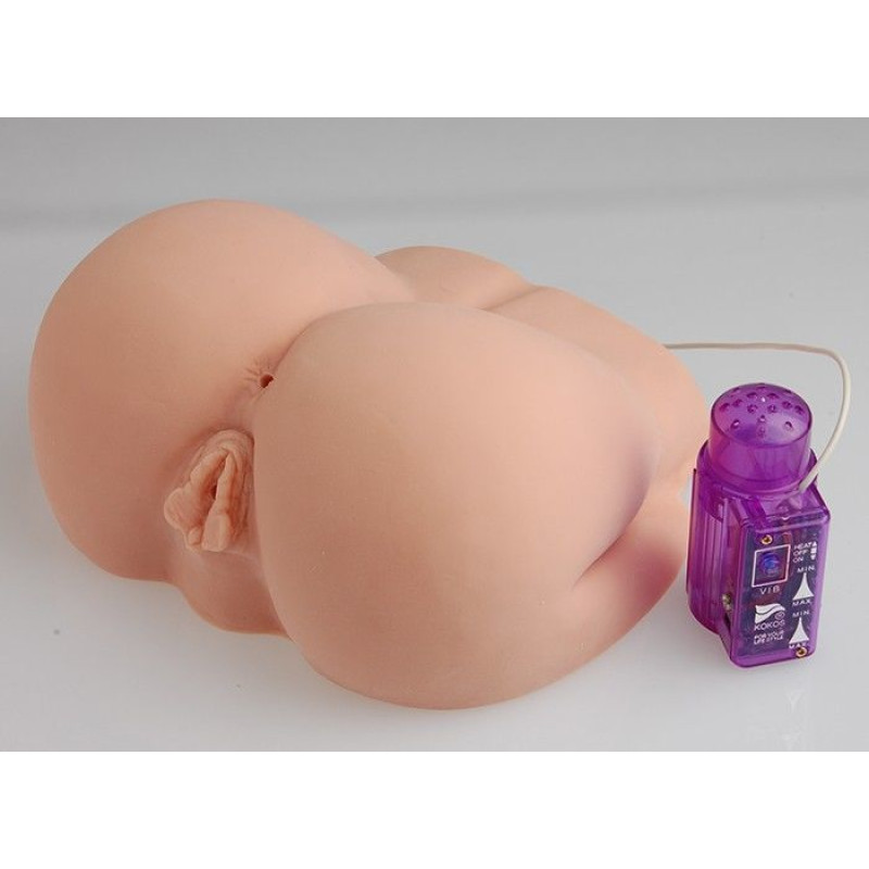 Мастурбатор-попка Kokos Oknyeo 2WayPlus з функцією масажу та вібрацією, два входи: вагіна та попка Мастурбатор-попка Kokos Oknyeo 2WayPlus з функцією масажу та вібрацією, два входи: вагіна та попка