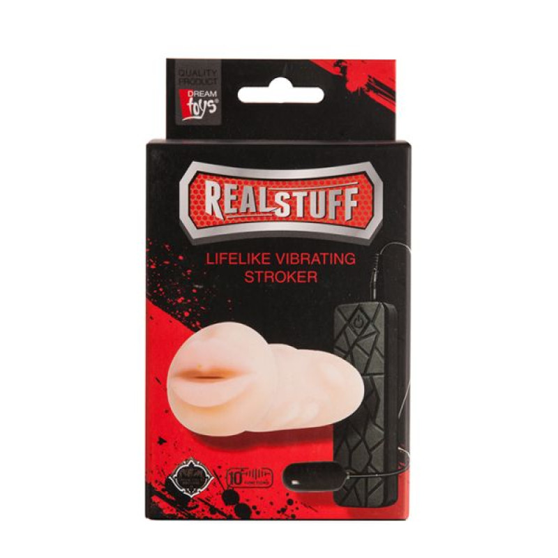 Вагіна мастурбатор Dreamtoys Realstuff Vibrating Masturbator Mouth Вагіна мастурбатор Dreamtoys Realstuff Vibrating Masturbator Mouth