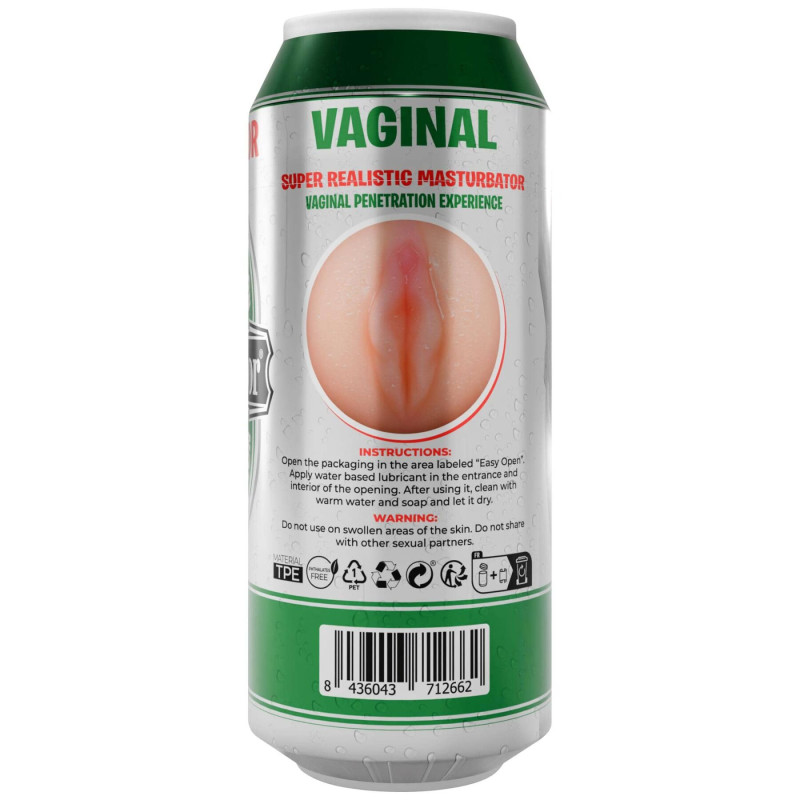 Мастурбатор-вагіна Alive Heineken Vagina II у вигляді банки пива Мастурбатор-вагіна Alive Heineken Vagina II у вигляді банки пива