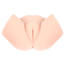 Мастурбатор-полуторс Kokos Samanda 2WayPlus с вибрацией и массажем, два входа: вагина и попка