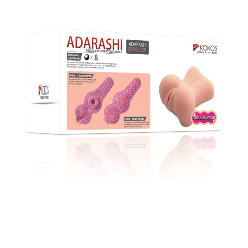 Мастурбатор Kokos Adarashi -1 DL (двошарова) Мастурбатор Kokos Adarashi -1 DL (двошарова)