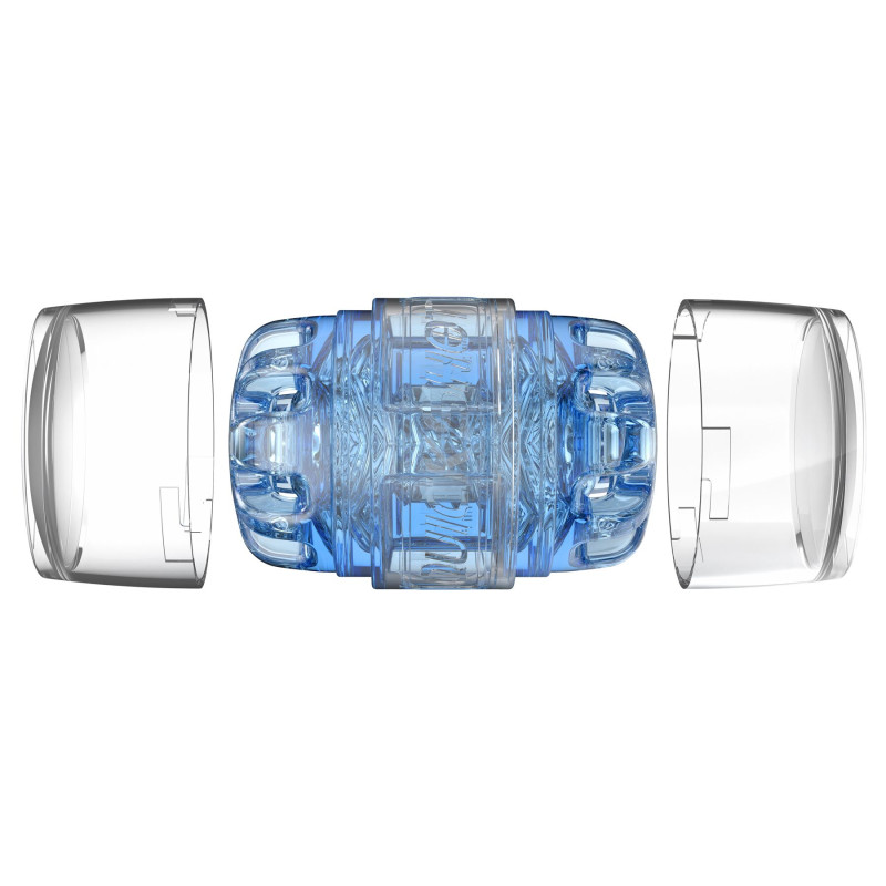 Мастурбатор Fleshlight Quickshot Turbo Blue Ice, компактный, отлично для пар и минета Мастурбатор Fleshlight Quickshot Turbo Blue Ice, компактный, отлично для пар и минета