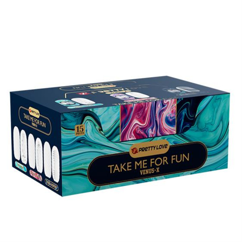 Набор мастурбаторов Pretty Love Venus-X Egg Set, 15 шт.