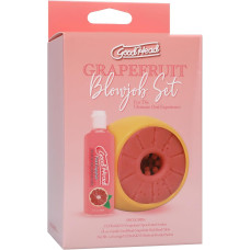 Набір для мінету Doc Johnson GoodHead Grapefruit Blowjob Set - Yellow