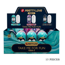 Набор мастурбаторов Pretty Love Venus-X Egg Set, 15 шт.