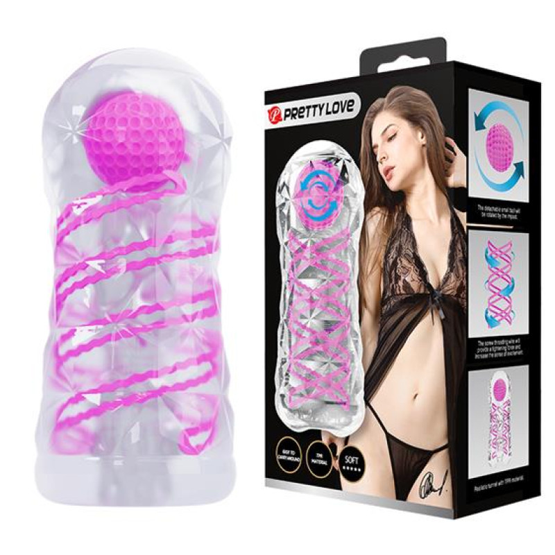 Мастурбатор Pretty Love Transparent Reusable Masturbator Мастурбатор Pretty Love Transparent Reusable Masturbator