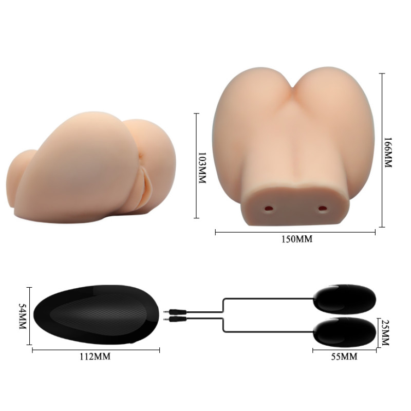 Мастурбатор Crazy Bull Busrty Butt Vagina and Anal