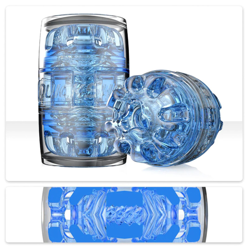 Мастурбатор Fleshlight Quickshot Turbo Blue Ice, компактный, отлично для пар и минета Мастурбатор Fleshlight Quickshot Turbo Blue Ice, компактный, отлично для пар и минета