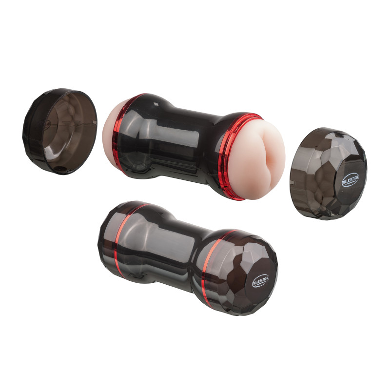 Мастурбатор вагіну та анус StRubber MALESATION Masturbator Double Joy Мастурбатор вагіну та анус StRubber MALESATION Masturbator Double Joy