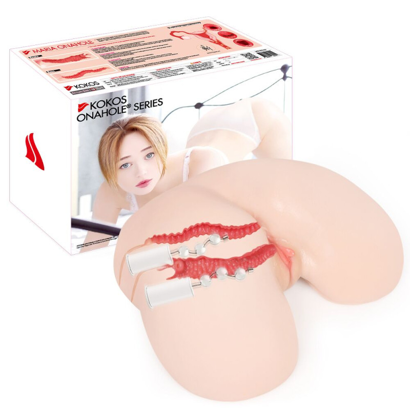 Мастурбатор Kokos 003 Maria ONAHOLE Real Hips 2WayPlus с вибрацией и массажем Мастурбатор Kokos 003 Maria ONAHOLE Real Hips 2WayPlus с вибрацией и массажем
