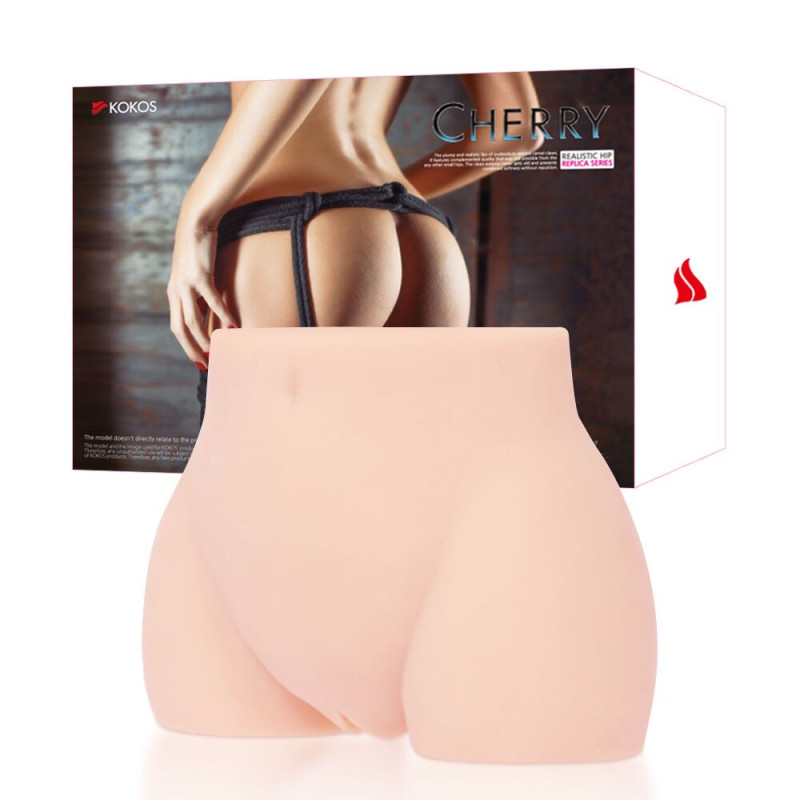 Мастурбатор-полуторс Kokos Cherry, два входа: вагина и попка Мастурбатор-полуторс Kokos Cherry, два входа: вагина и попка