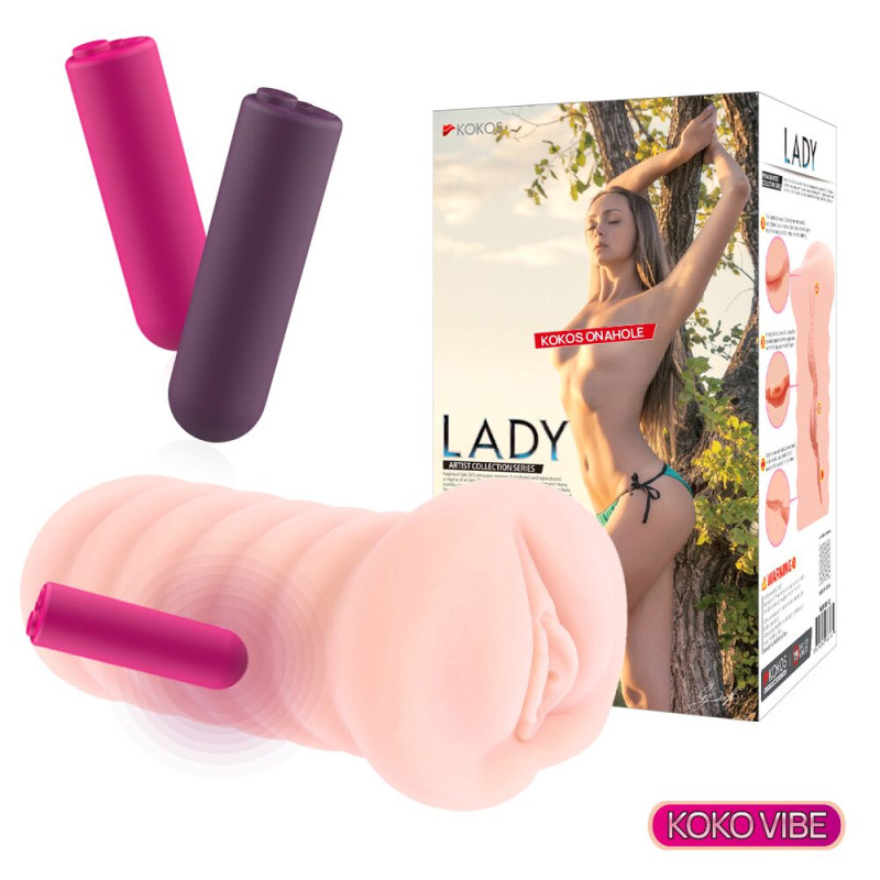 Мастурбатор-вагіна Kokos Lady Vibe Мастурбатор-вагіна Kokos Lady Vibe