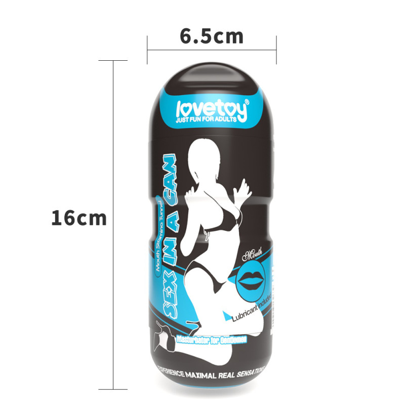 Мастурбатор LoveToy Sex In Can Mouth Stamina Tunnel Мастурбатор LoveToy Sex In Can Mouth Stamina Tunnel