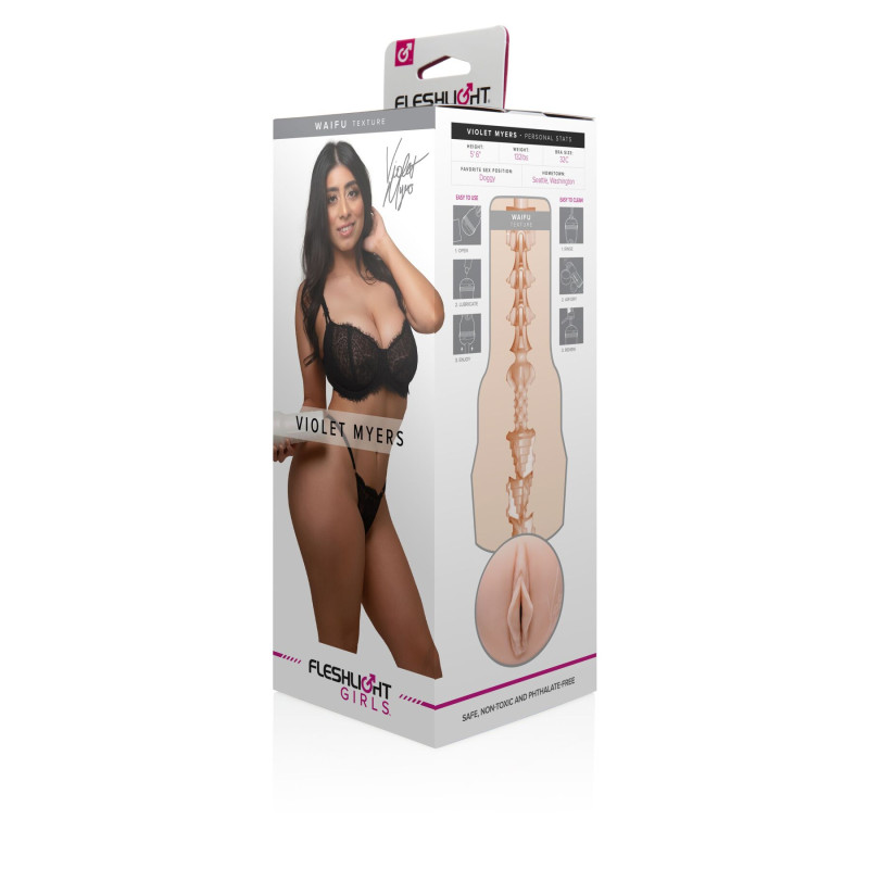 Мастурбатор Fleshlight Girls: Violet Myers – Waifu, зі зліпка вагіни, дуже ніжний Мастурбатор Fleshlight Girls: Violet Myers – Waifu, зі зліпка вагіни, дуже ніжний