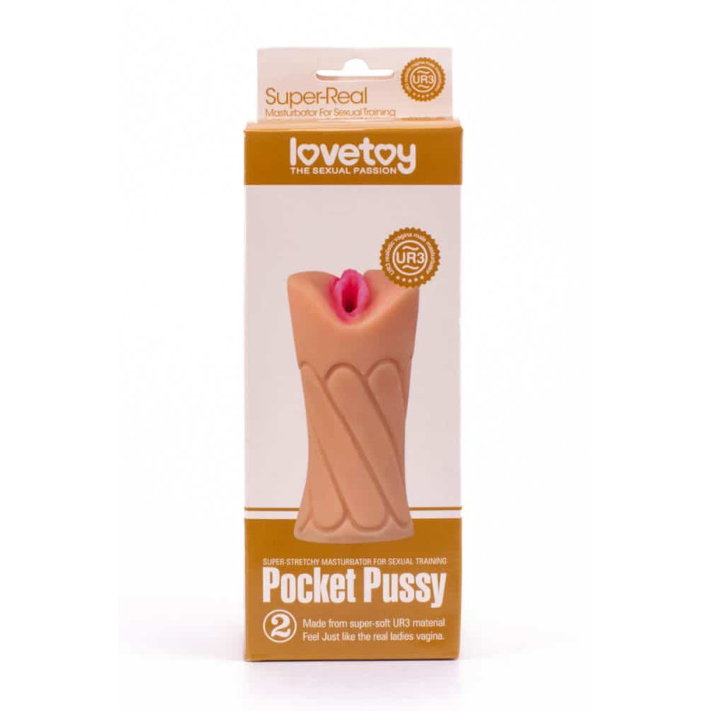 Мастурбатор вагіну LoveToy Pocket Pussy Masturbator Тілесна