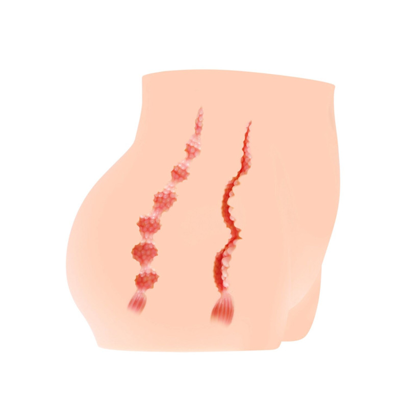 Мастурбатор-полуторс Kokos Cherry, два входа: вагина и попка Мастурбатор-полуторс Kokos Cherry, два входа: вагина и попка