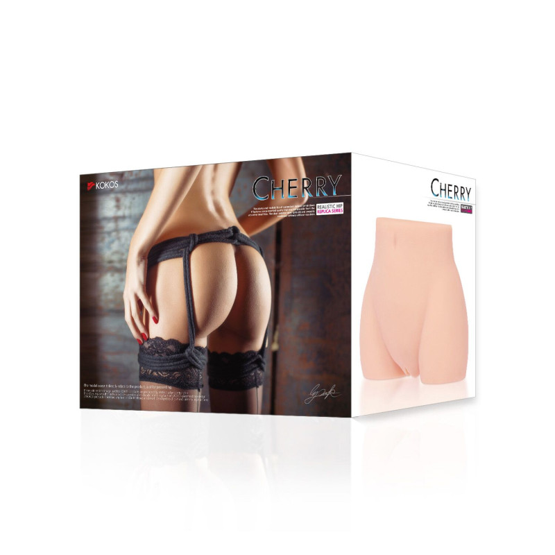 Мастурбатор-полуторс Kokos Cherry, два входа: вагина и попка Мастурбатор-полуторс Kokos Cherry, два входа: вагина и попка