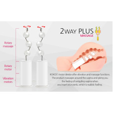 Мастурбатор Kokos Oknyeo Deluxe (з вібрацією, ротацією, голос)