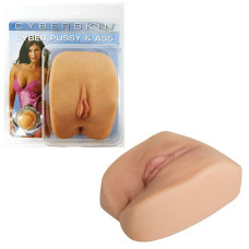 Штучна вагіна Topco Sales CyberSkin® Cyber Pussy and Ass Тілесна