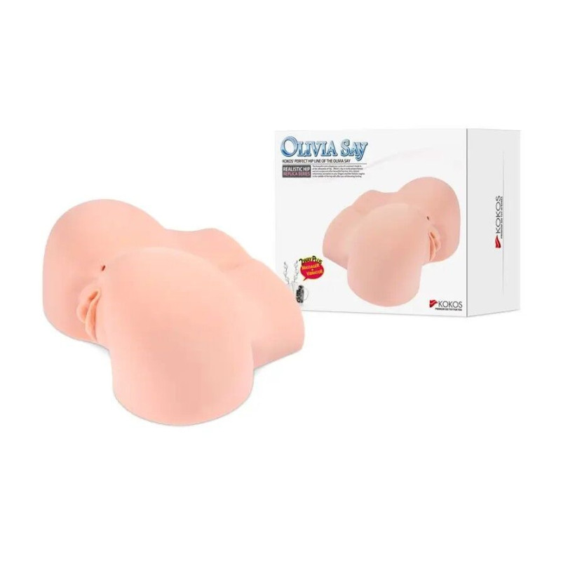 Мастурбатор Kokos OLIVIA SAY 2WayPlus з функцією масажу та вібрацією Мастурбатор Kokos OLIVIA SAY 2WayPlus з функцією масажу та вібрацією
