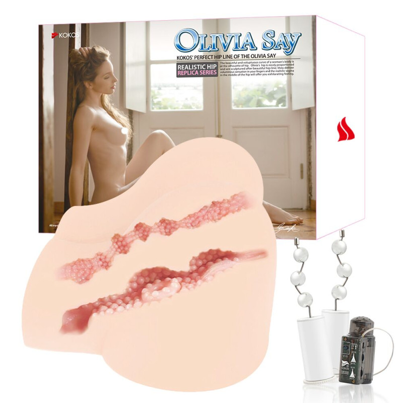 Мастурбатор Kokos OLIVIA SAY два входи: вагіна і попка Мастурбатор Kokos OLIVIA SAY два входи: вагіна і попка