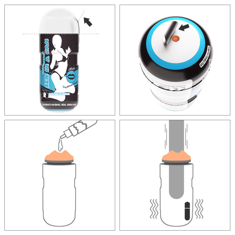 Мастурбатор LoveToy Sex In A Can Mouth Stamina Tunnel Vibrating Мастурбатор LoveToy Sex In A Can Mouth Stamina Tunnel Vibrating