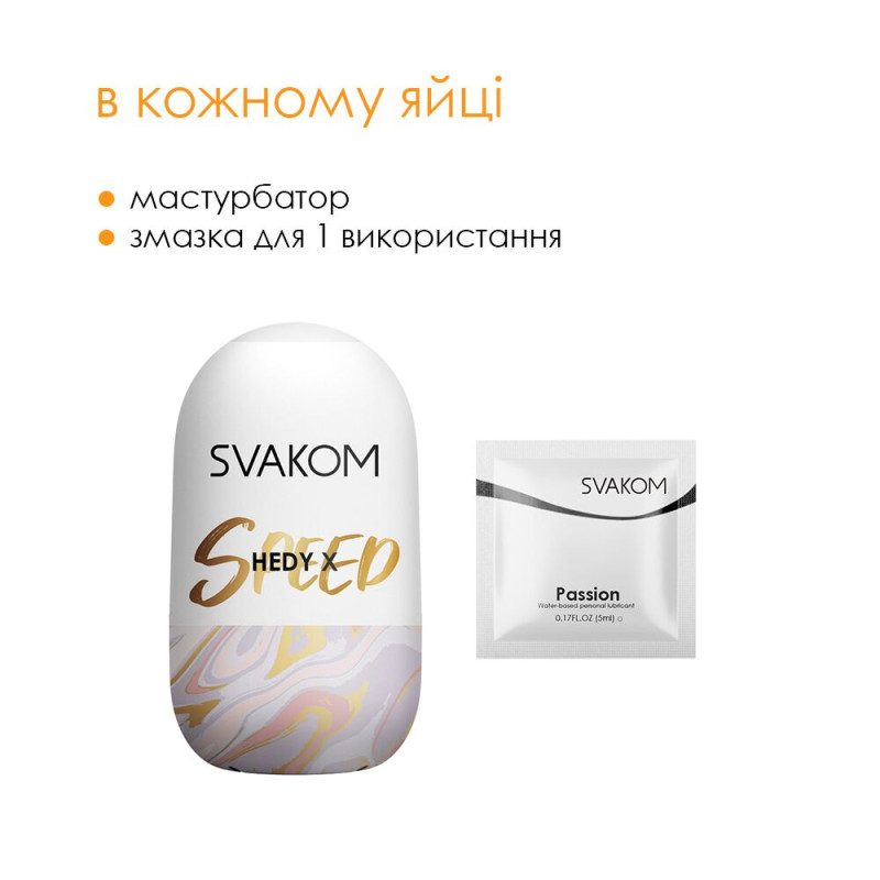 Набор яйц мастурбаторов Svakom Hedy X- Speed Набор яйц мастурбаторов Svakom Hedy X- Speed