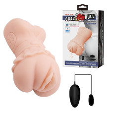 Мастурбатор вагіну LyBaile Crazy Bull Vagina Masturbator Flesh Vibrating I