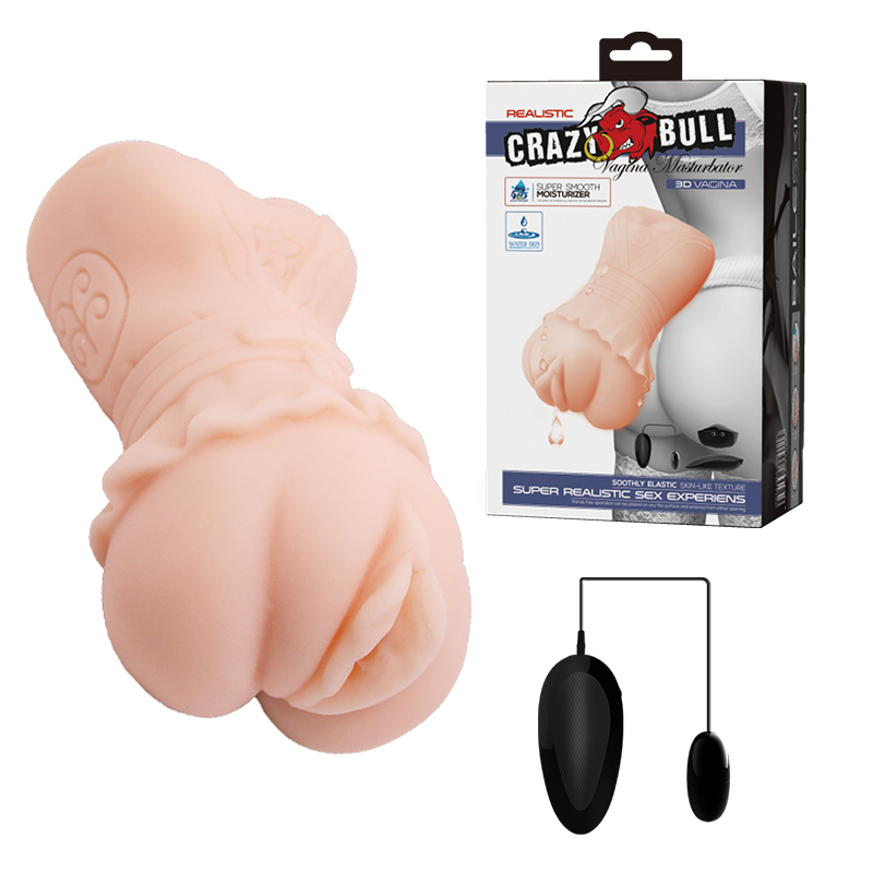 Мастурбатор вагіну LyBaile Crazy Bull Vagina Masturbator Flesh Vibrating I