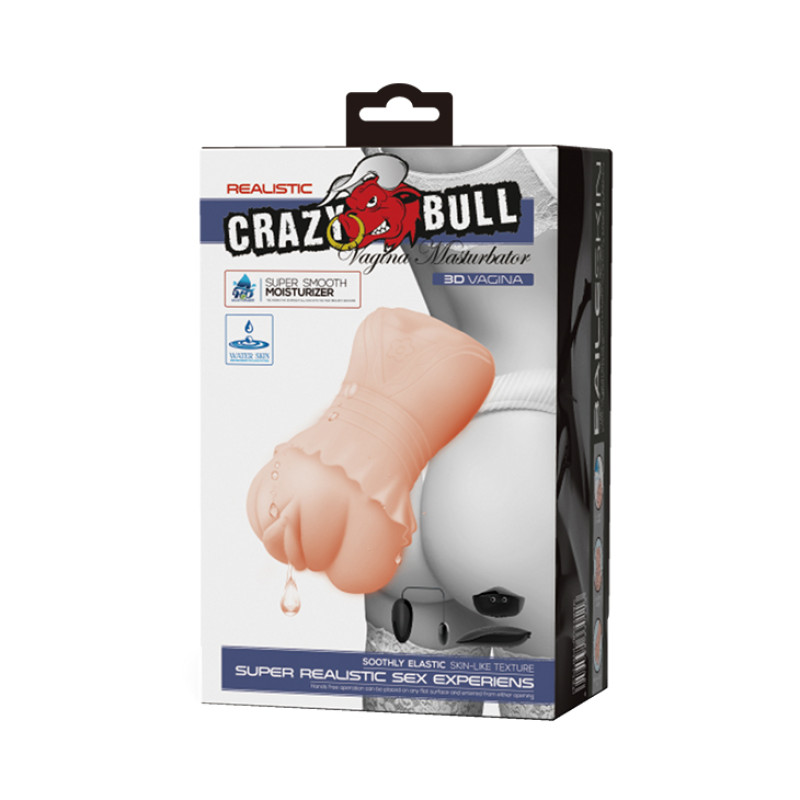 Мастурбатор вагіну LyBaile Crazy Bull Vagina Masturbator Flesh Vibrating I
