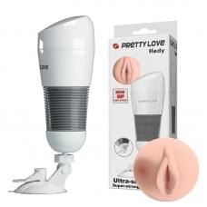 Мастурбатор вагина LyBaile Mens stroker Kitty Белый