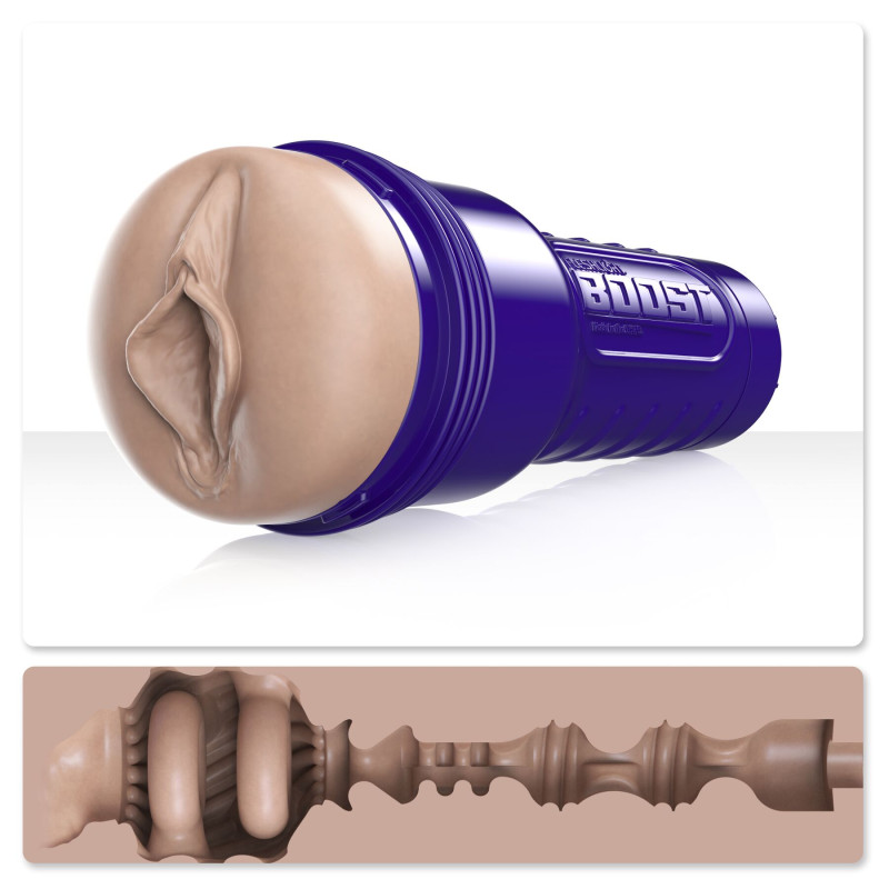 Мастурбатор-вагина Fleshlight Boost Bang Light Medium Flesh, плавающие кольца Turbo Tech Мастурбатор-вагина Fleshlight Boost Bang Light Medium Flesh, плавающие кольца Turbo Tech