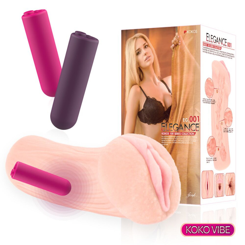 Мастурбатор Kokos Elegance 001 Vibe Мастурбатор Kokos Elegance 001 Vibe