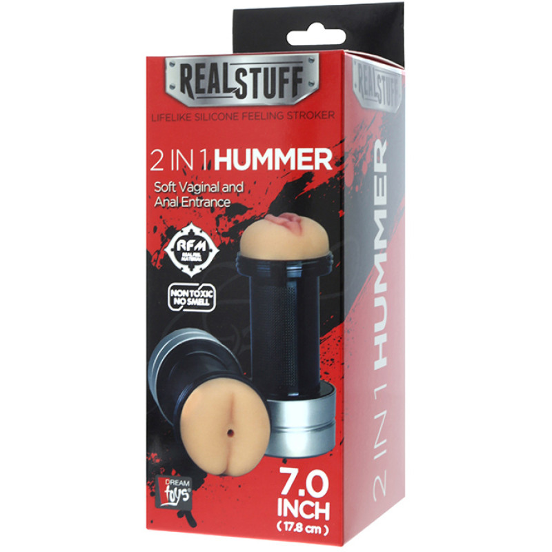 Мастурбатор Dreamtoys Realistx 2 in 1 Hummer Anus & Vagina Мастурбатор Dreamtoys Realistx 2 in 1 Hummer Anus & Vagina