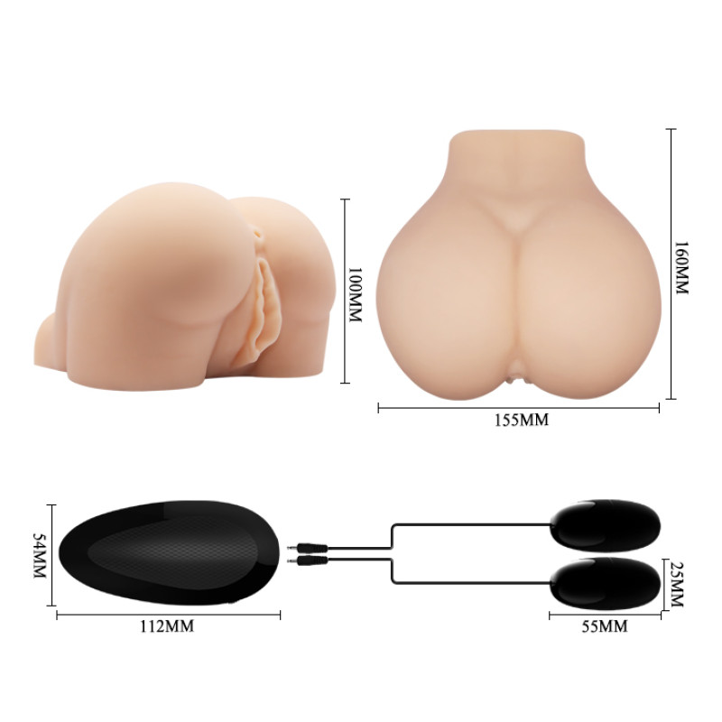 Мастурбатор вагина и анус LyBaile Crazy Bull Masturbator Vagina and Ass Vibrating Телесная Мастурбатор вагина и анус LyBaile Crazy Bull Masturbator Vagina and Ass Vibrating Телесная
