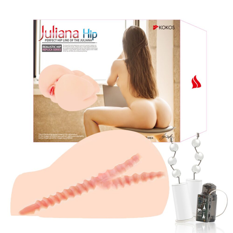 Мастурбатор Kokos Juliana 2WayPlus з функцією масажу та вібрацією Мастурбатор Kokos Juliana 2WayPlus з функцією масажу та вібрацією