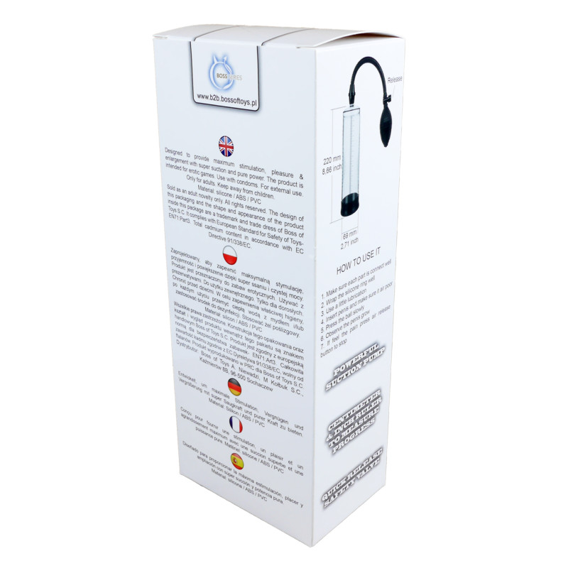 Вакуумна помпа B - Series Power Powerpump Black&Clear