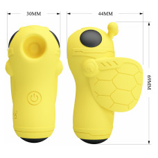 Вакуумный вибростимулятор Pretty Love Magic Bee Stimulator Yellow