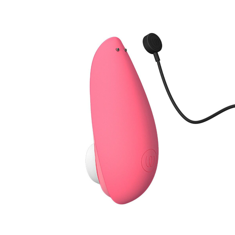 Вакуумный клиторальный стимулятор Womanizer Liberty 2 Vibrant Rose, 8 режимов, магнитная крышечка