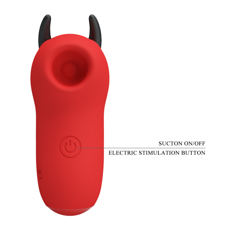 Вакуумный вибростимулятор Pretty Love Magic Devil Stimulator Red