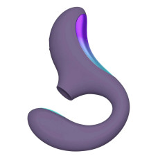 Клиторально-вагинальный звуковой стимулятор LELO Enigma Double Sonic Cyber Purple