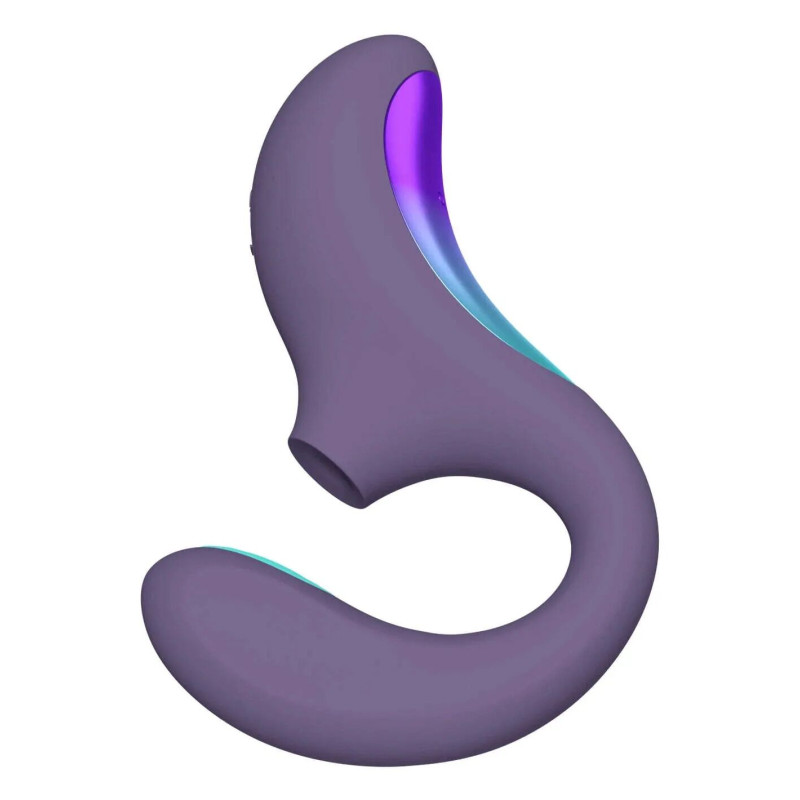 Клиторально-вагинальный звуковой стимулятор LELO Enigma Double Sonic Cyber Purple