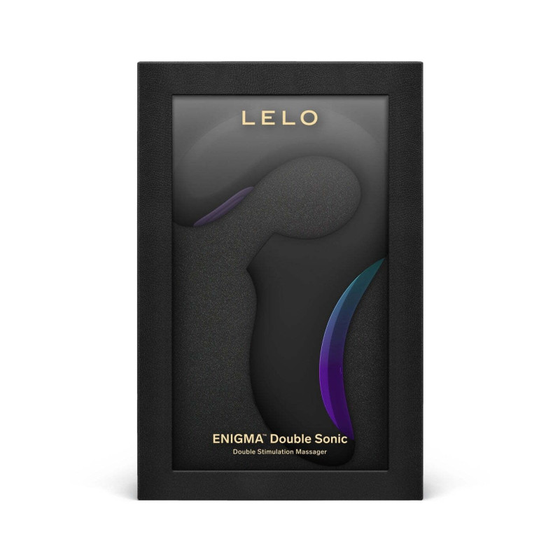 Клиторально-вагинальный звуковой стимулятор LELO Enigma Double Sonic Black