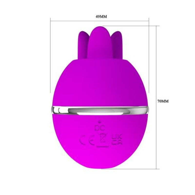 Клиторальный стимулятор Pretty Love Gemini Ball Purple