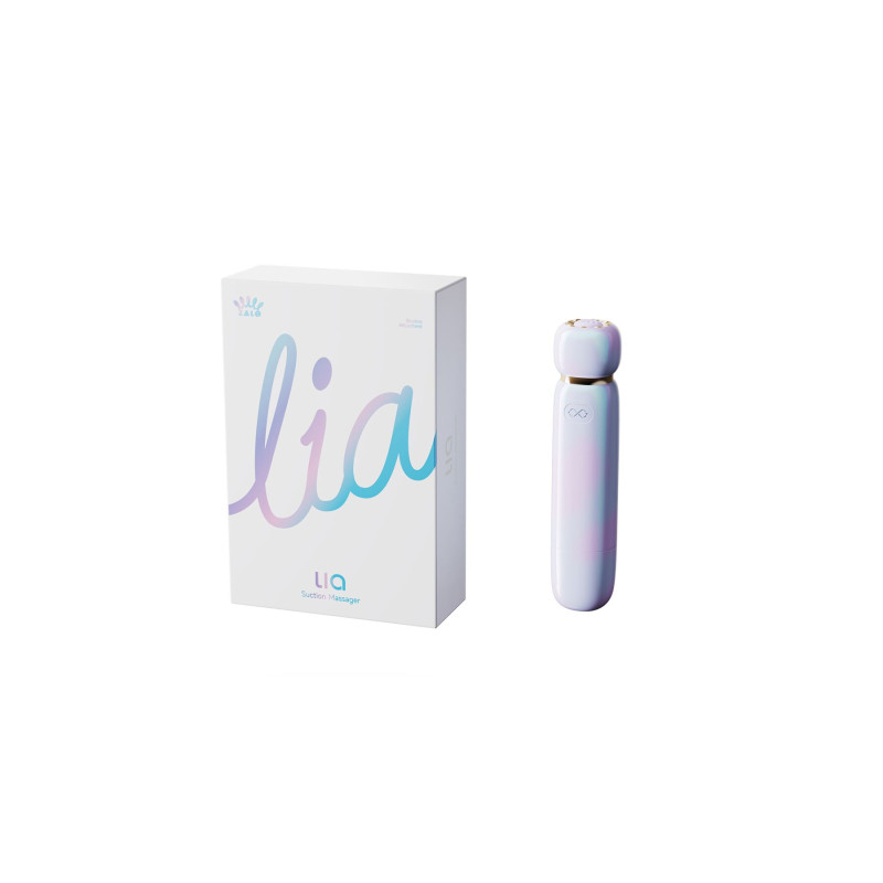 Вакуумный клиторальный стимулятор Zalo Lia Floral White