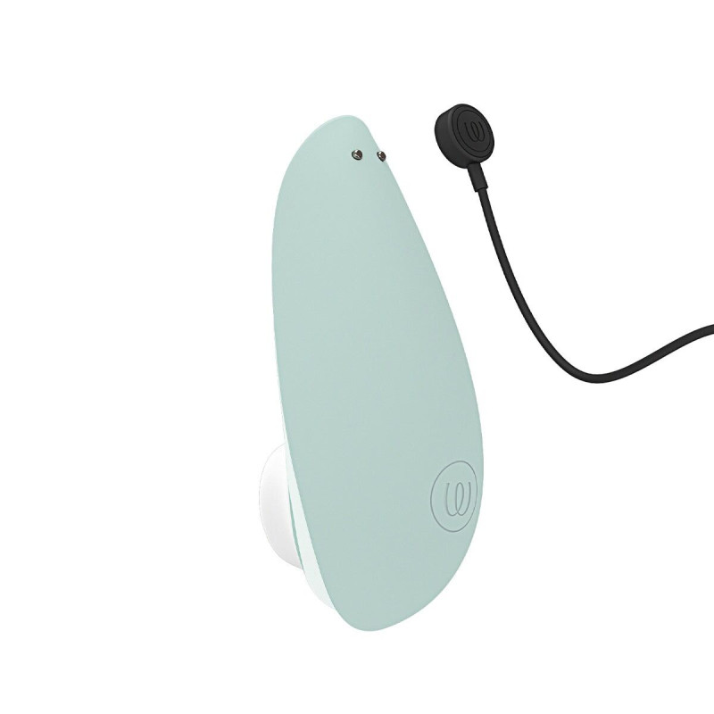 Вакуумный клиторальный стимулятор Womanizer Liberty 2 Sage, 8 режимов, магнитная крышечка