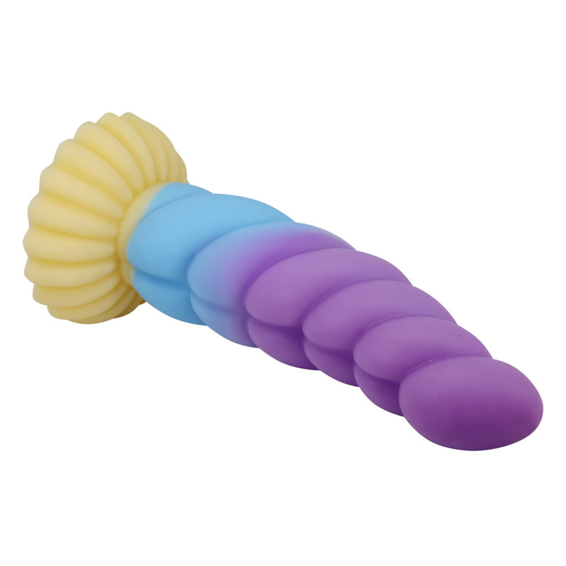 Фэнтезийный фаллоимитатор Power Monsters Unicorn, 22 см
