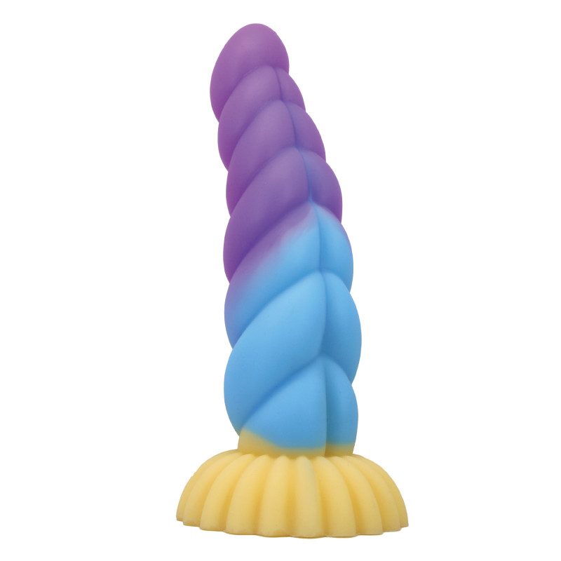 Фэнтезийный фаллоимитатор Power Monsters Unicorn, 22 см