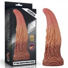 Фалоімітатор LoveToy DualLoveToyLayered Silicone Tongue 10 Brown